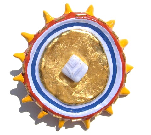 Fibula Meleager ( Chalcedoon stone )

Meleager (Mel agros) was a hero venerated in his temenos at Calydon in Aetolia, in the heart of the Peloponnesus. He was already famed as the host of the Calydonian boar hunt in the epic tradition that was reworked by Homer Meleager was the son of Althaea and the vintner Oeneus and, according to some accounts father of Parthenopeus and Polydora.