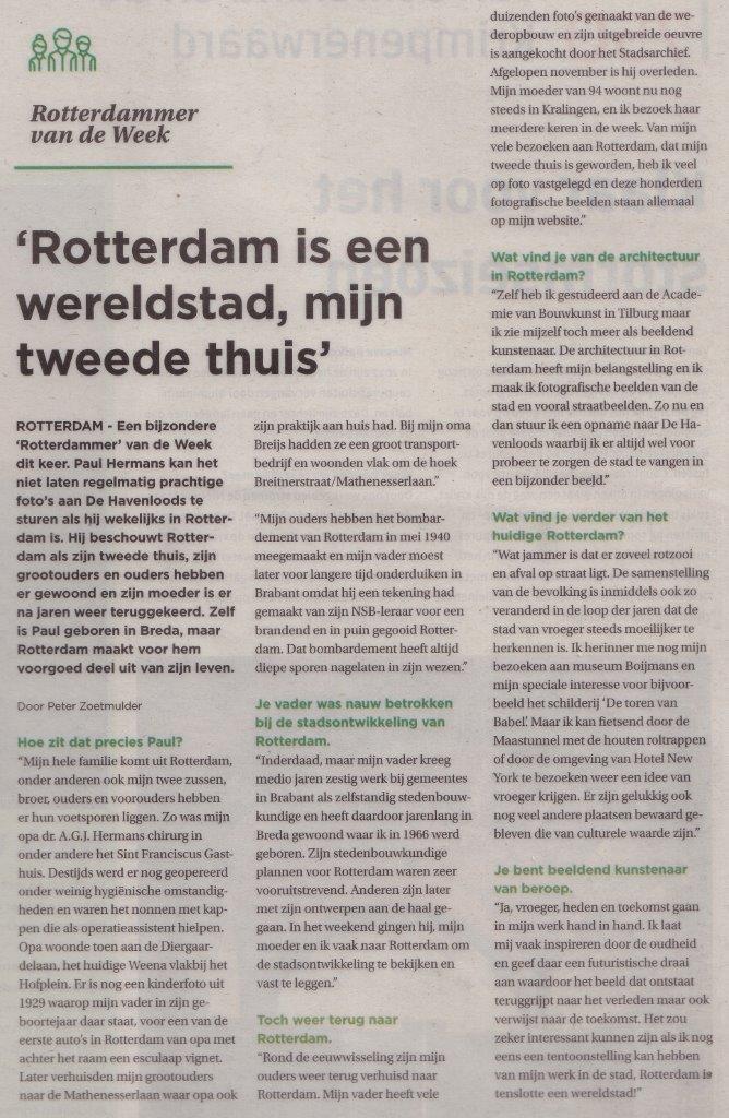 Havenloods Rotterdam