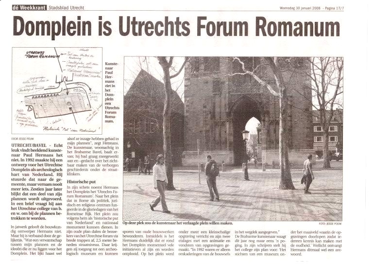 Domplein ontwerp uit 1992