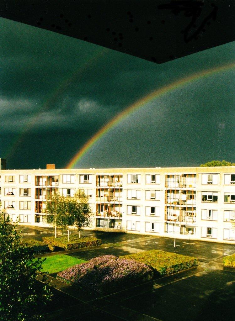 Regenboog boven Groenedijkplein