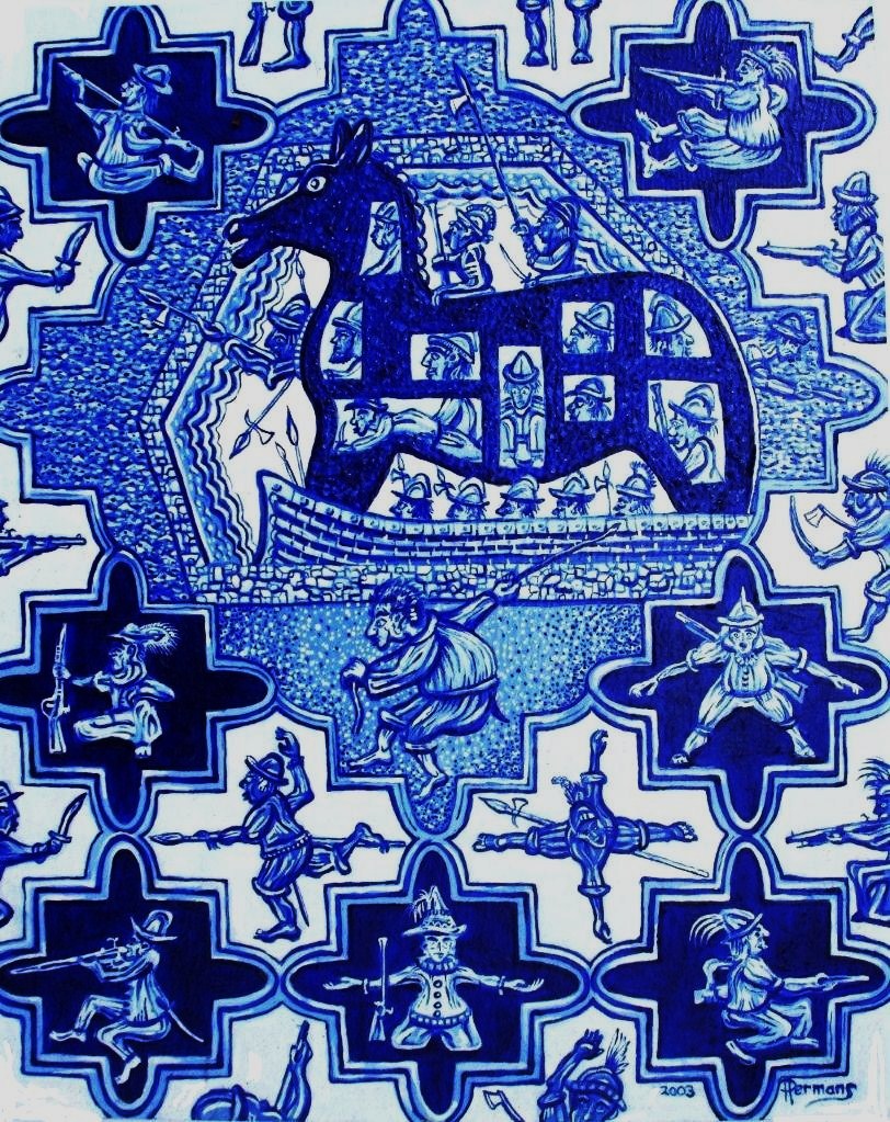 Trojan peatboat (Turfschip)