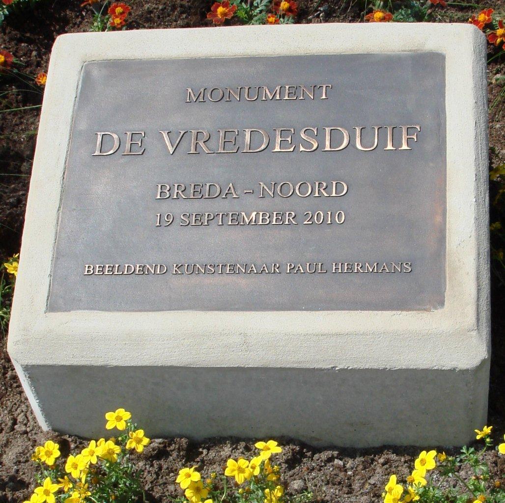 Vredesduif plaquette juni 2011