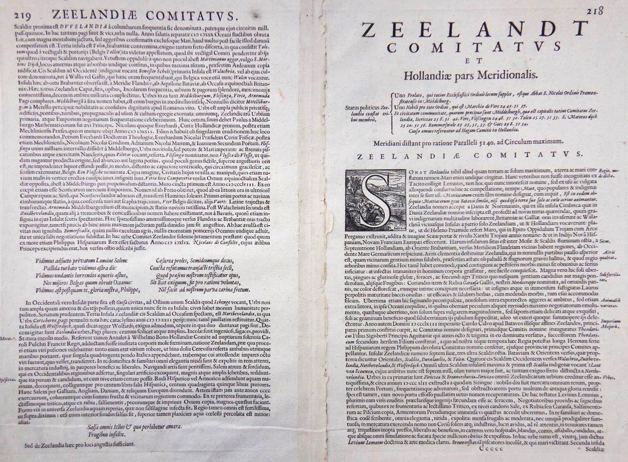 Kaart Zeeland Mercator